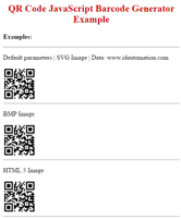 QR Code JavaScript Font Encoder