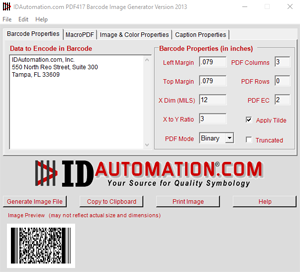 Barcode Image Generator