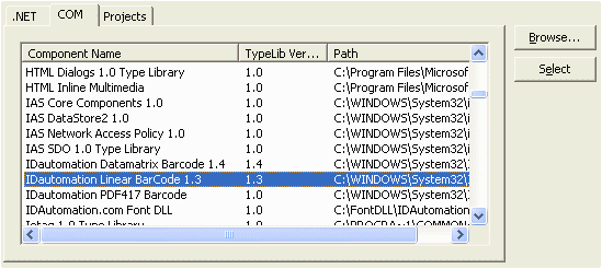 Add a Component to .NET