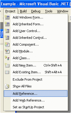 Add a Reference to .NET