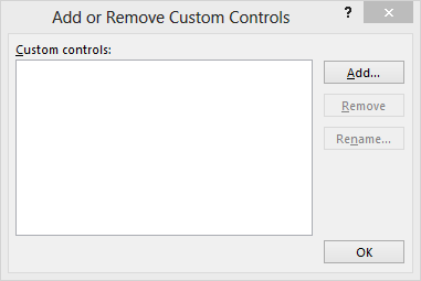 Add custom control