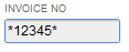 Add Asterisks to the Invoice field