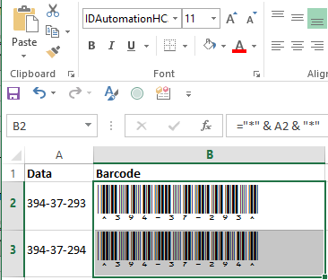 Microsoft Office Code 39 Barcode Tutorial