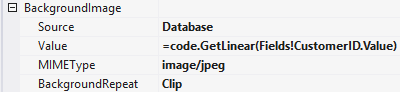 Setting BackgroundImage properties.