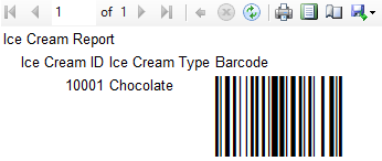 SSRS Barcode Font Representation SSRS Barcode Font Representation