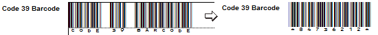 Barcoded field and data