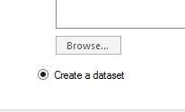 Create a new Dataset