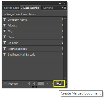 Create Merged Document