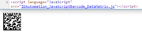 GS1 DataMatrix JavaScript Generator Screenshot