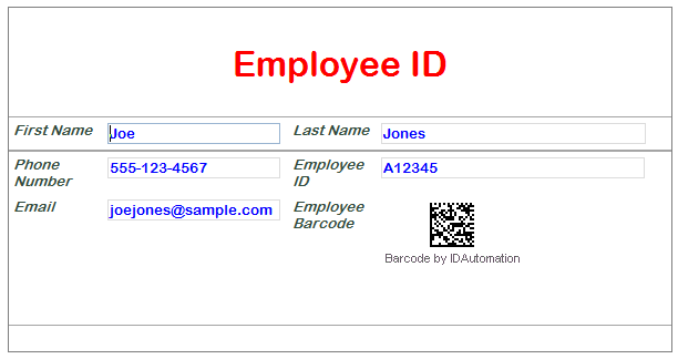 DataMatrix Barcode with tab and return encoded.