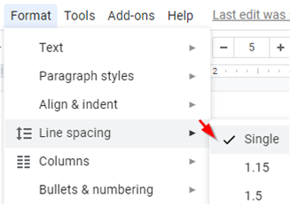 Select the entire pasted symbol in Docs and change the line spacing to 1 or single.