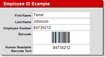 This is an IDAutomation Barcode Displayed on a FileMaker Form