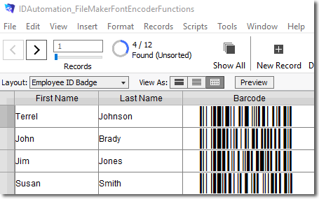 Filemaker Custom Functions Encoder screenshot