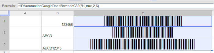 Generating multiple barcodes...