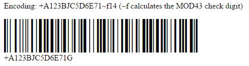 HIBC Java Example