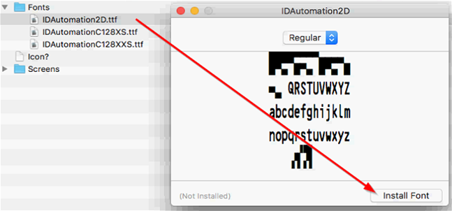 how to install fonts mac os x