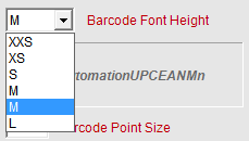 Choosing the correct font size