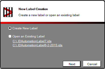 Create new label