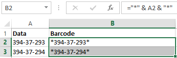 Highlight The Column and Edit - Paste The Formula Cell