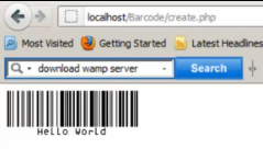 PHP Barcode Generator Script