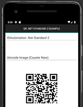 QR Code .NET Standard in Xamarin