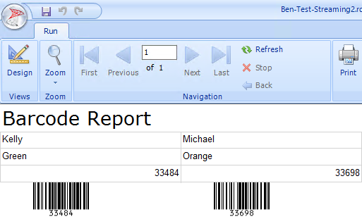 Report Builder Example