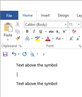 Place the Cursor Where the Barcode Will Live and Select the IDAutomation2D Font at 8pts