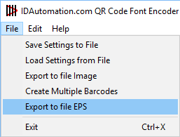Save files as EPS for Photoshop and other graphic software