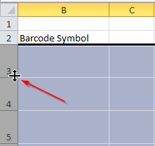 Sizing multiple cells in Excel