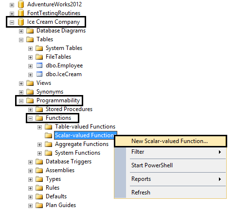 New Scalar-valued Function