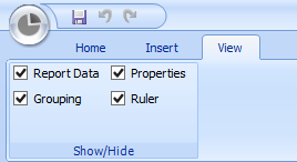 Select View and enable Properties.