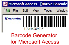 Barcode Generator for Microsoft Access Windows 11 download