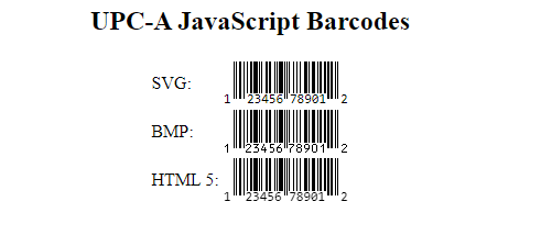 UPC/EAN barcode in a JavaScript environment.