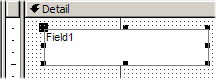 Sizing the text box for the bar code