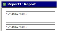 Viewing the barcode text interpretation