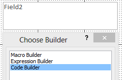 Build Event Code Builder