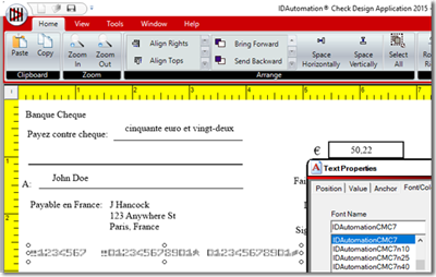 Windows 10 MICR CMC7 Font Advantage Package full