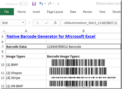 Barcode Generator for Microsoft Excel