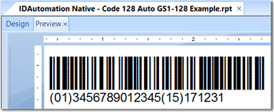 Barcode Generator for Crystal Reports screenshot