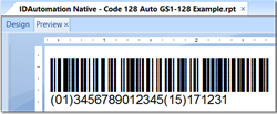 Native Barcode Generator for Crystal Reports