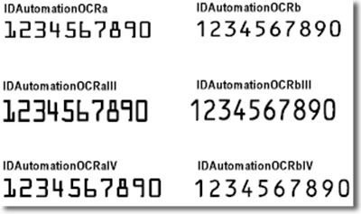 OCR Font Advantage Package screenshot