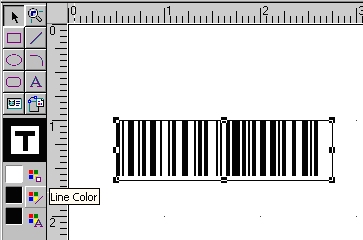 Remove the border around barcode