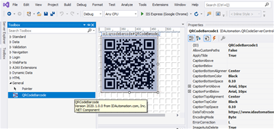 ASP.NET Linear Barcode Web Server screenshot