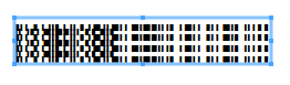 Truncated barcode object