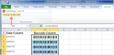 Barcode Addin For Word And Excel