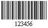 MSI Plessey Barcode Generated From a Font