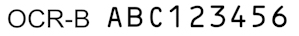 OCR-B TTF Security Font