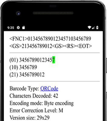 Barcode Data Decoder Verifier App