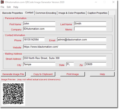 Barcode Image Generator