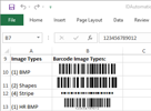 Native Barcode Generator for Microsoft Excel